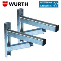 W&uuml;rth Schwerlastkonsolenset  L&auml;nge: 800 mm