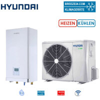 Hyundai Wärmepumpen Set Arctic HYHA-V12W/D2N8-B +...