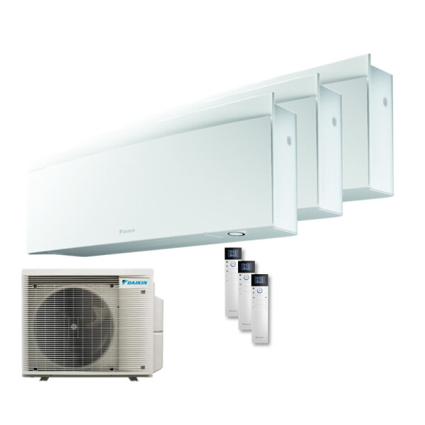 Daikin Set 3 Wandgeräte Emura WiFi 4,8 kW 3 x FTXJ50AW9 + 5MXM90A2V1B(9/8) R32 Klimaanlage