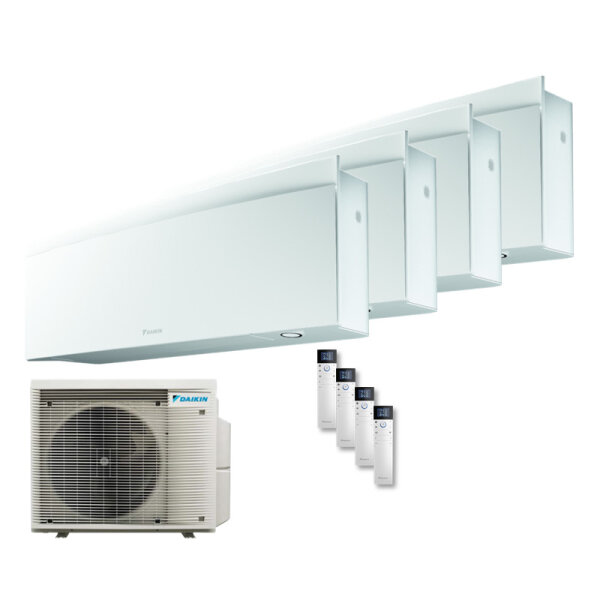 Daikin Set 4 Wandgeräte Emura WiFi 2,5/5,0 kW 2 x FTXJ25AW9 + 2 x FTXJ50AW9 + 5MXM90A2V1B(9/8) R32