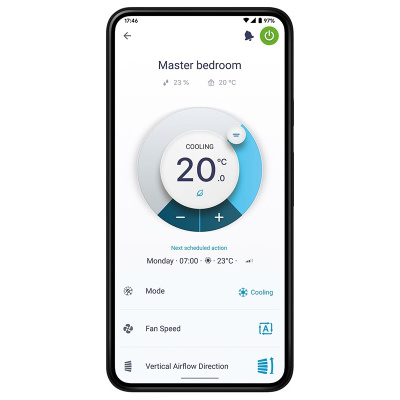 Daikin Set 2 Wandgeräte Perfera 5,0 kW | FTXM50A + 4MXM80A8 R32 Klimaanlage WiFi