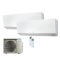 Daikin Set 2 Wandgeräte Perfera 5,0 kW | FTXM50A + 4MXM80A8 R32 Klimaanlage WiFi