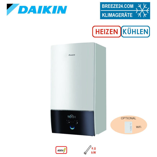 Daikin Altherma 3 H HT W ETBX16E9W7 Hydrobox mit 9 KW Heizstab Heizen und Kühlen 400 Volt