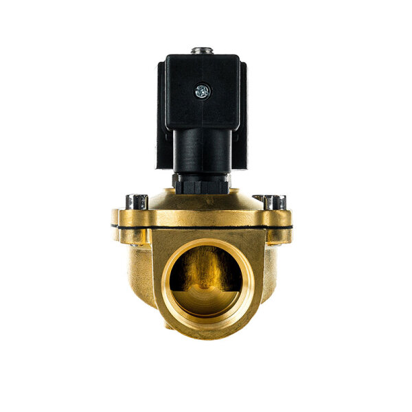 FSA M-1-230-C Magnetventil Messing 1" 230V AC 0-10 bar Viton stromlos geschlossen