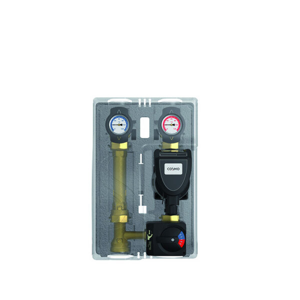 COSMO C2PGM32GA21  2.0 Pumpengruppe DN 32 gemischt mit Mischer, Stellmotor Grundfos ALPHA2.1 32-60