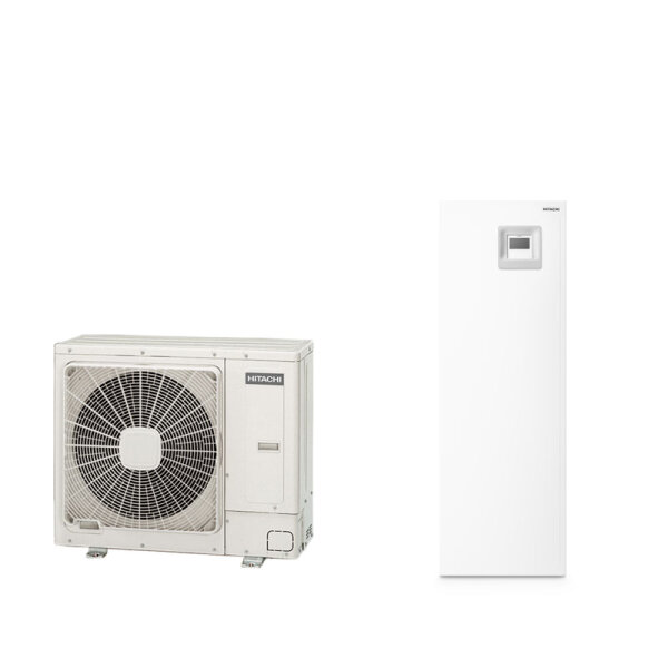 Hitachi Yutaki S Combi 8 kW RAS-3WHVRP1 + RWD-3.0RW1E-220S Wärmepumpe + Hydromodul/Speicher 220 L