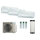 Daikin 4MWXM52A Multi+ Set 3 x Comfora Wandgeräte FTXP20N + Warmwassertank 90 Liter EKHWET90BV3