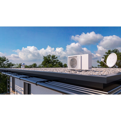 Daikin Altherma 3 M EBLA04E3V3 WiFi Monoblock Wärmepumpe Heizen/Kühlen 4,0 kW mit Heizstab 3 kW 230V