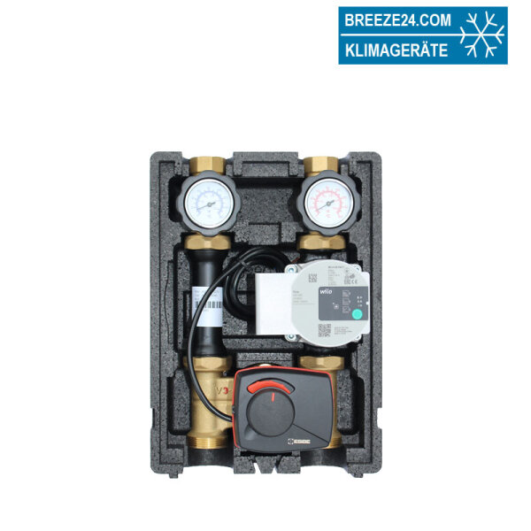 ECOMIX ENH001 Heizkreispumpengruppe Drei-Wege-Mischer ESBE ARA661 Stellmotor + Wilo Para 25/6 Pumpe