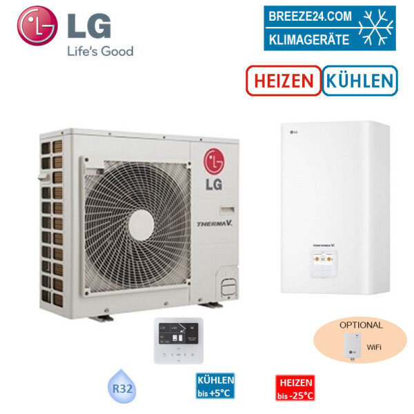 LG THERMA V Wärmepumpen Set HU091MR.U44 + HN091MR.NK5 Wärmepumpe + Hydromodul 9,0 kW