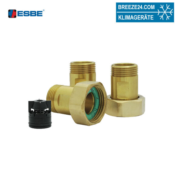 ESBE Verschraubungssatz ESKTD2122520 KTD212 3-teilig G 1" x R 3/4" AG inkl. RSV