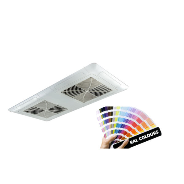 PST Clima PAN.RAS.100 Sonderlackierung in RAL der ABS-Blende Doublelkassette