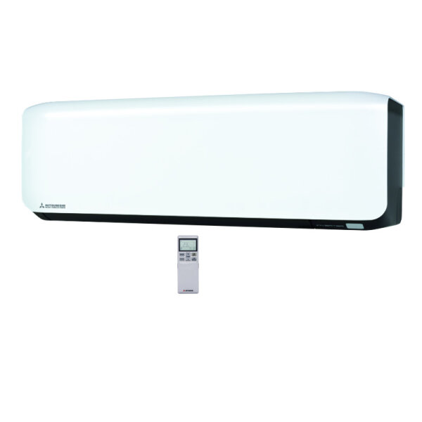 Mitsubishi Heavy Wandgerät SRK15ZS-WFB 1,5 kW | WiFi | Schwarz/Weiss Raumgröße 15 - 20 m² Multsplit