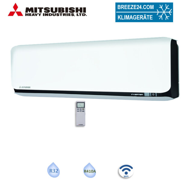 Mitsubishi Heavy Wandgerät SRK50ZSX-WFB 5,0 kW WiFi Schwarz/Weiss | Raumgröße 50 - 55 m²