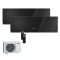 Mitsubishi Electric Set 2 Wandgeräte Premium 2,5 kW 2 x MSZ-EF25VGKB + MXZ-2F42VF5 | WiFi | R32