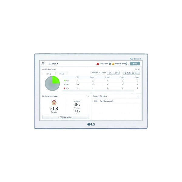 LG THERMA V Zentrale Steuerung PACS5A000 AC SMART 5