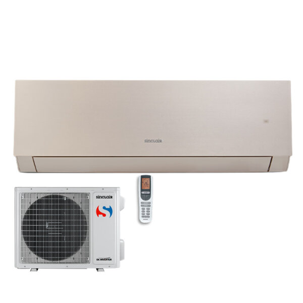 Sinclair Set Wandgerät MARVIN SIH-18BIMC + SOH-18BIM WiFi 5,3 kW champagner Raumgröße 50 - 55 m²