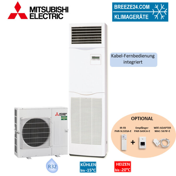 Mitsubishi Electric Set PSA-M140KA + PUZ-M140YKA2 Tower/Standgerät 13,6 kW | Raumgröße 140 - 150 m²
