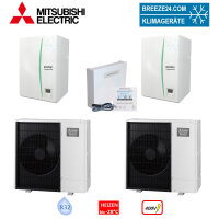 Mitsubishi Electric Wärmepumpen Kaskaden Set SZ...
