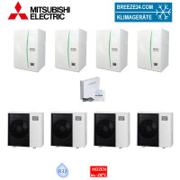 Mitsubishi Electric Wärmepumpen Kaskaden Set SZ 4.60...