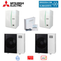 Mitsubishi Electric Wärmepumpen Kaskaden Set SP...