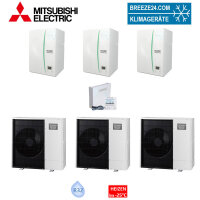 Mitsubishi Electric Wärmepumpen Kaskaden Set SP 3.60...