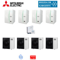 Mitsubishi Electric Wärmepumpen Kaskaden Set SP 4.60...