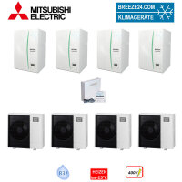 Mitsubishi Electric Wärmepumpen Kaskaden Set SP 4.80...
