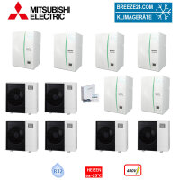 Mitsubishi Electric Wärmepumpen Kaskaden Set SP...