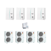 Mitsubishi Electric Wärmepumpen Kaskaden Set MZ...