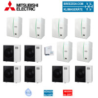 Mitsubishi Electric Wärmepumpen Kaskaden Set MP 6.60...