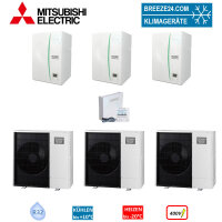 Mitsubishi Electric Wärmepumpen Kaskaden Set MP 3.85...