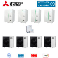 Mitsubishi Electric Wärmepumpen Kaskaden Set MP 4.85...