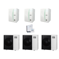 Mitsubishi Electric Wärmepumpen Kaskaden Set MP...