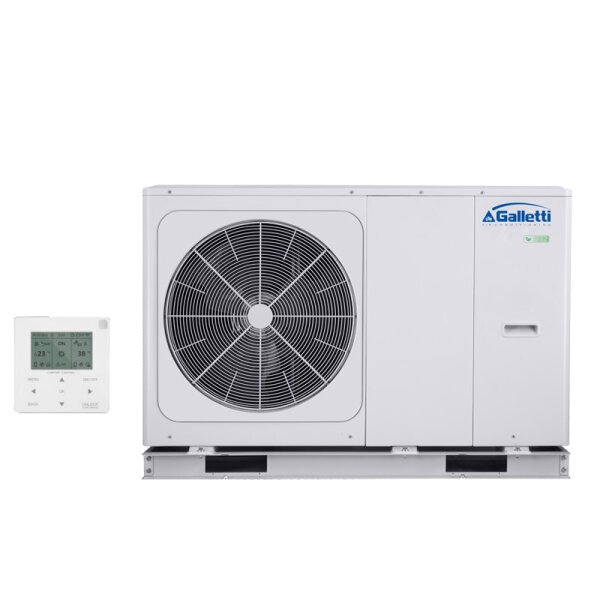 Galletti Kompakt Wärmepumpe MLI008HMAA WiFi 8,1 kW - 8,4 kW zum Heizen, Kühlen + Warmwasser