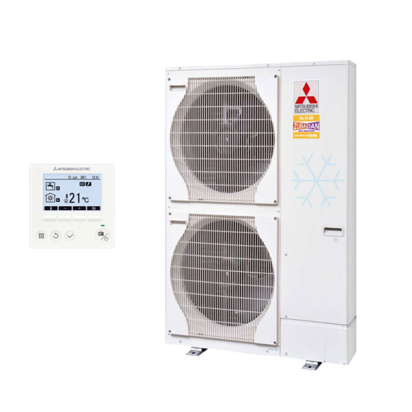 Mitsubishi Electric Zubadan Wärmepumpen Set 3.5 PUHZ-SHW230YK2A+ERSE-YM9ED mit Hydromodul 400V