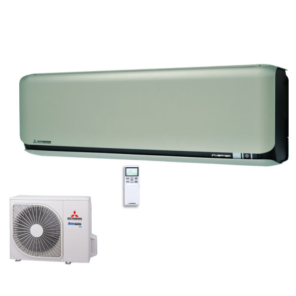 Mitsubishi Heavy Set SRK60ZSX-WFT + SRC60ZSX-W3 Wandgerät Titan 6,1 kW WiFi Raumgröße 60 - 65 m² R32