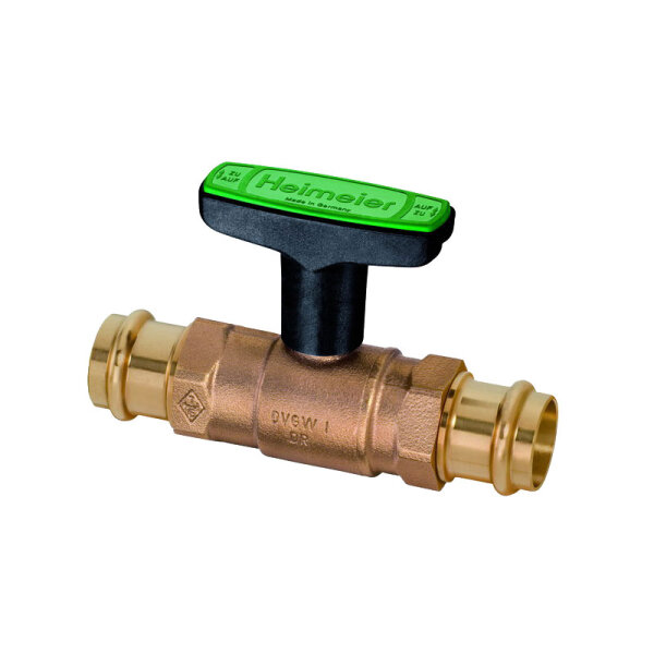 Heimeier Trinkwasser Kugelhahn GLOBODP20 Viega Pressanschluss 22 mm x 22 mm DN 20
