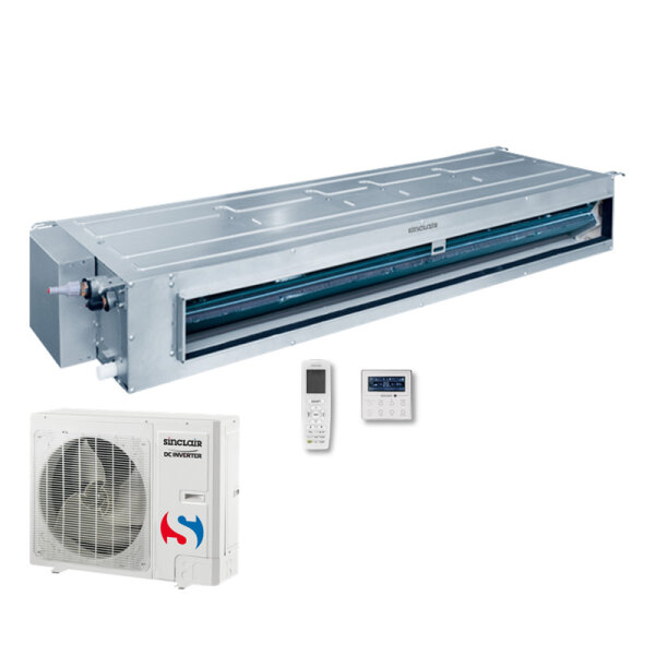 Sinclair Set ASD-48BI2 + ASGE-48BI2-3 Kanalgerät 13,4 kW R32 400V Klimaanlage