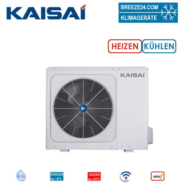 Kaisai Wärmepumpe Arctic KHA-12RY3 Außengerät 12 kW 400 Volt R32