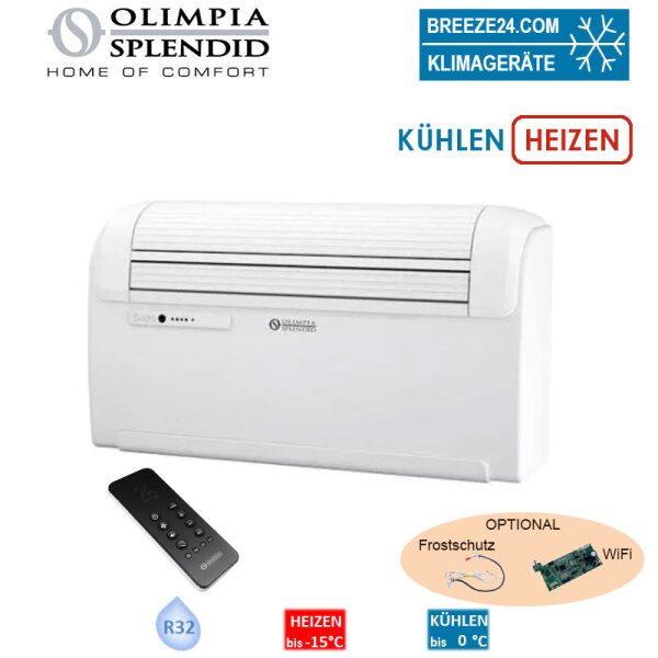 Olimpia Splendid UNICO EDGE 30 HP EVA 3,0 kW Monoblock Klimagerät für 1 Raum mit 30 - 35 m²