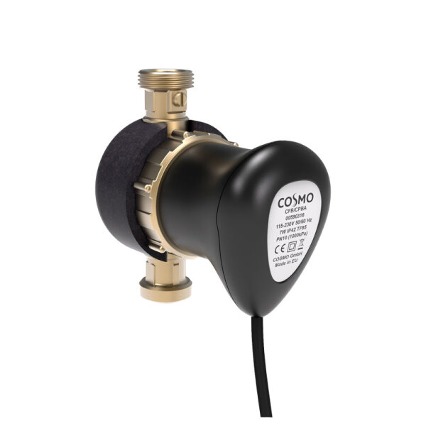 COSMO Zirkulationspumpe Trinkw. 1" AG BL 139, Absperr-/Rückschlagventil, Kabel