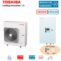 Toshiba Wärmepumpen Set ESTIA HWT-1101HW-E +...