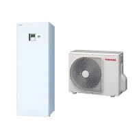 Toshiba Wärmepumpen Set ESTIA HWT-601HW-E +...