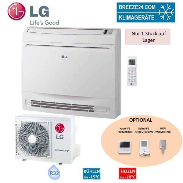 LG Electronics Set Truhengerät 2,6 kW - UQ09F NA0 + UUA1 UL0 R32 Klimaanlage (Auslaufmodell)