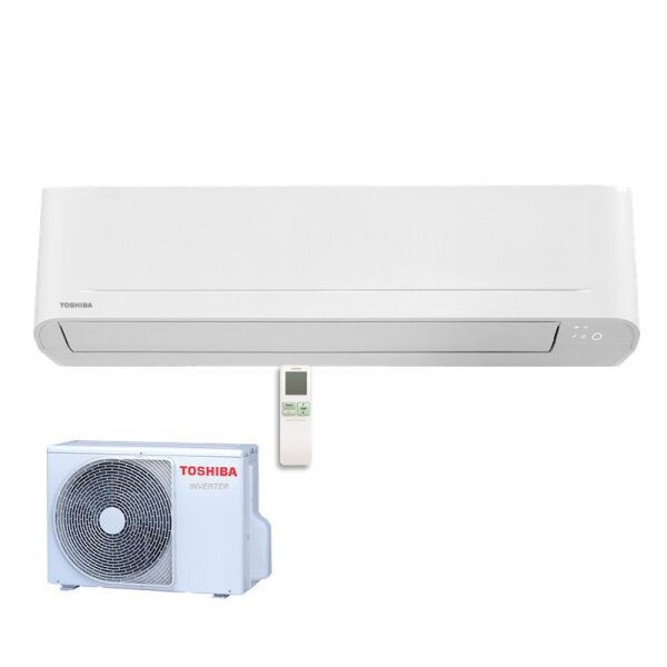 Toshiba Set RAS-B07E2KVG-E + RAS-07E2AVG-E Wandgerät Seiya+ 2,0 kW Raumgröße 20 - 25 m² | R32