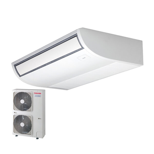 Toshiba Set Deckenunterbaugerät RAV-HM1401CTP-E + RAV-GP1401AT-E1 12,5 kW Raumgröße 125 - 135 m² R32