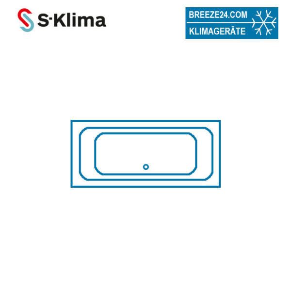 S-Klima GAW04P Glykolauffangwanne mit Ölabscheider aus Edelstahl für Serie SAX