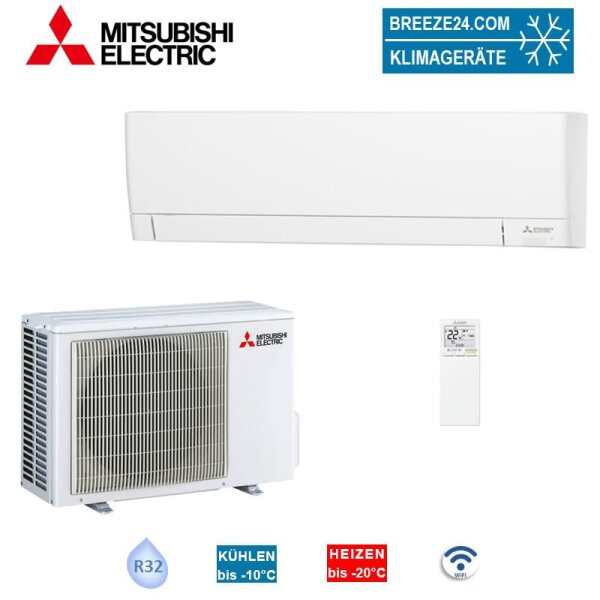 Mitsubishi Electric Set Wandgerät WiFi MSZ-AY25VGKP + MUZ-AY25VG 2,5 kW Raumgröße 25 - 30 m² | R32