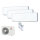 Mitsubishi Heavy Set 3 Wandgeräte SRK20ZS-WF + 2 x SRK35ZS-WF + SCM60ZS-W 2,0/3,5kW WiFi | R32